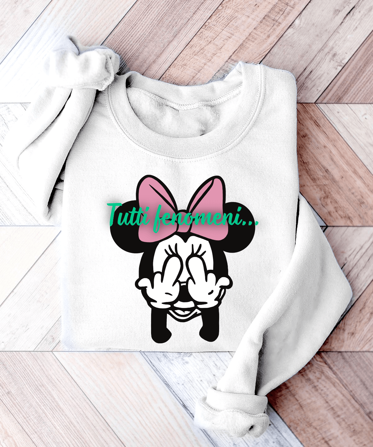 Donna - Felpa Tutti Fenomeni Minnie - TwentyTwo Shop
