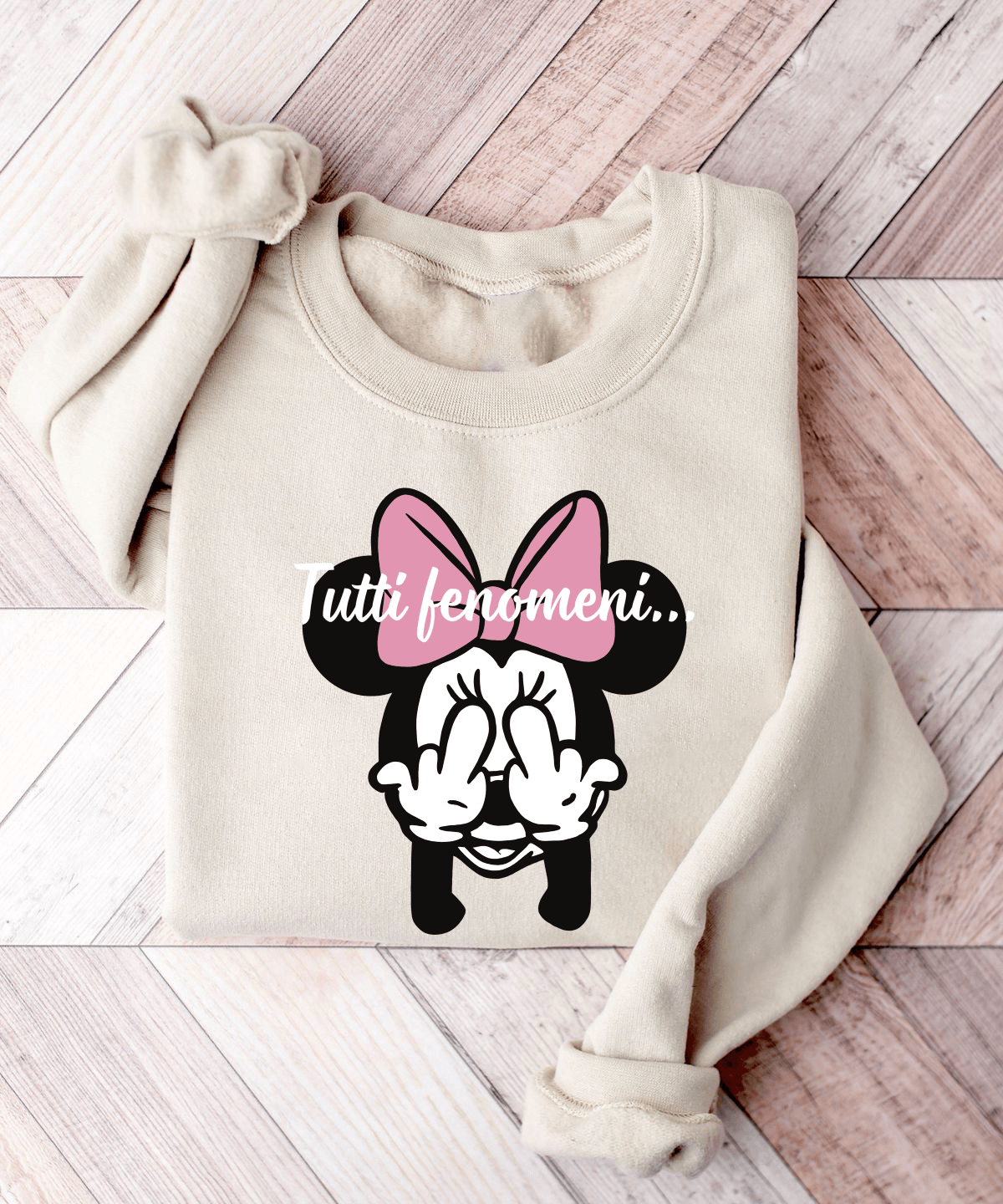 Donna - Felpa Tutti Fenomeni Minnie - TwentyTwo Shop