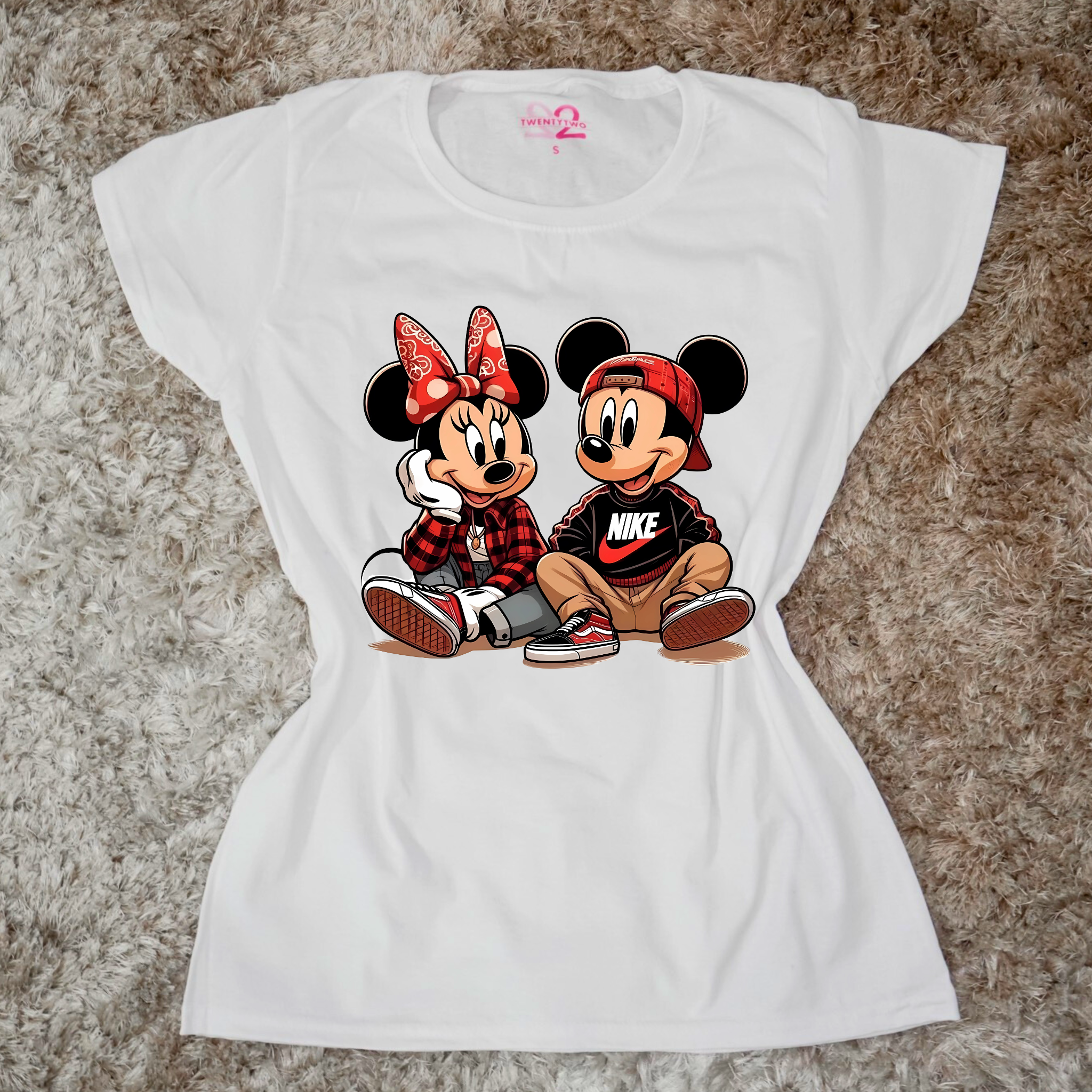 Donna - Minnie&Topolino Red Chicano