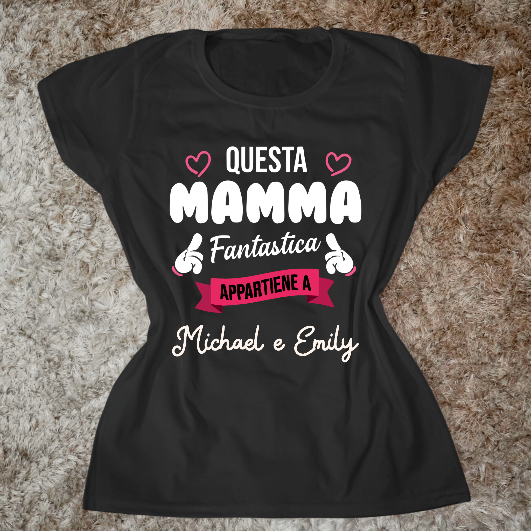 Donna - T shirt Questa mamma appartiene a...