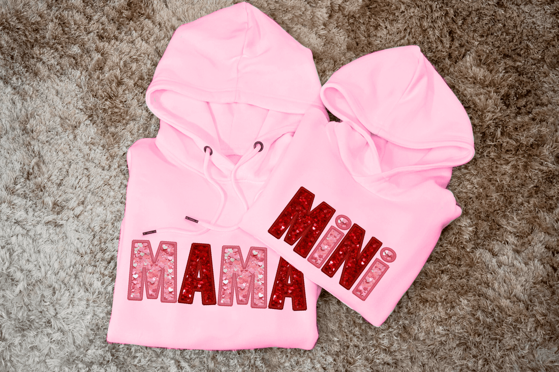 Donna - Hoodie Mama &amp; Mini Paillettes - TwentyTwo Shop