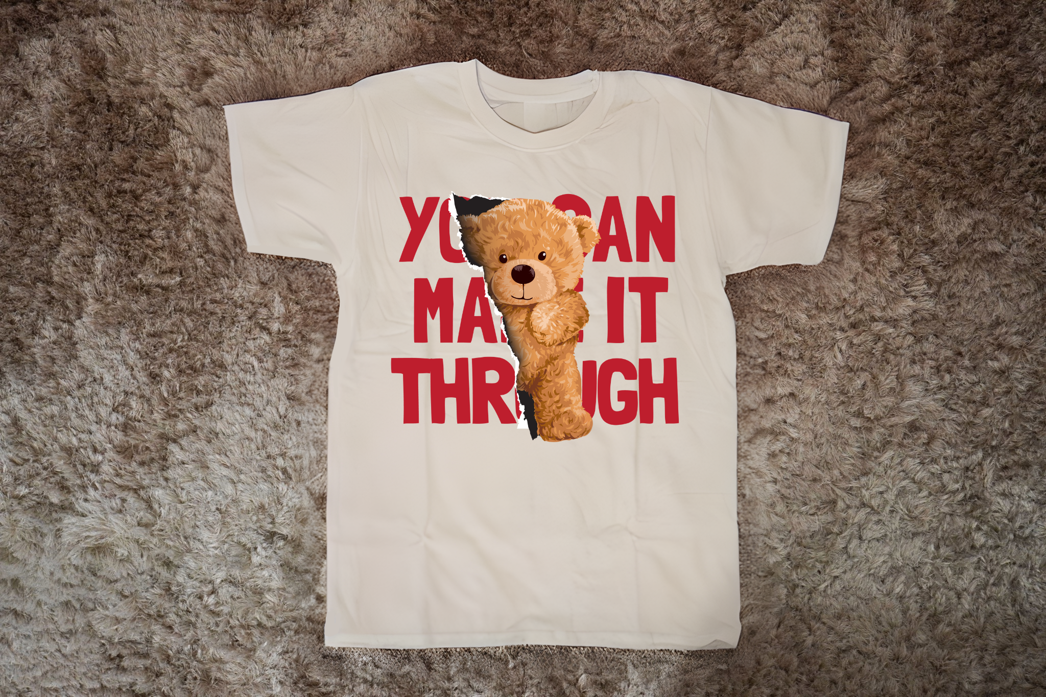 Uomo - Tshirt Teddy You Can - TwentyTwo Shop