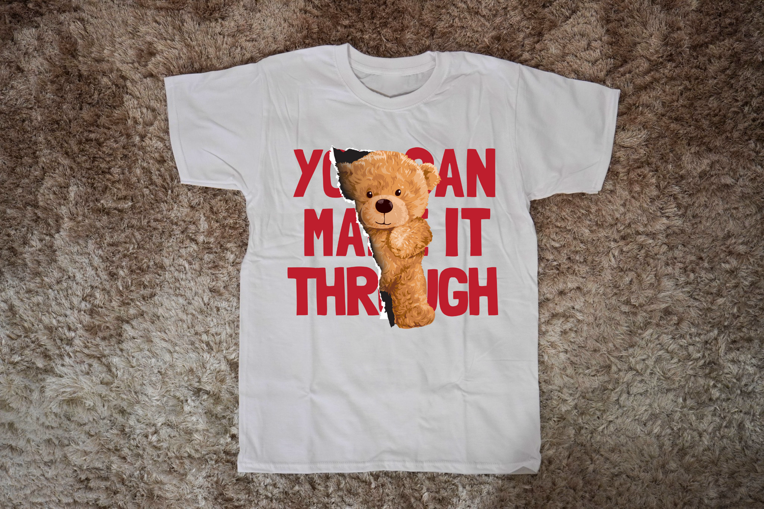 Uomo - Tshirt Teddy You Can - TwentyTwo Shop