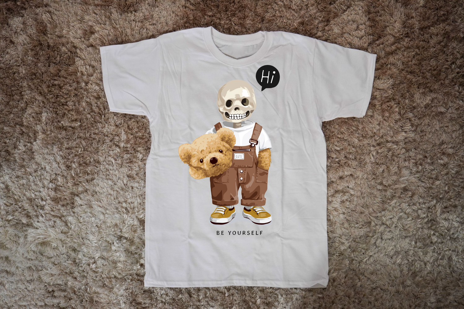 Uomo - Tshirt Teddy Be Yourself - TwentyTwo Shop