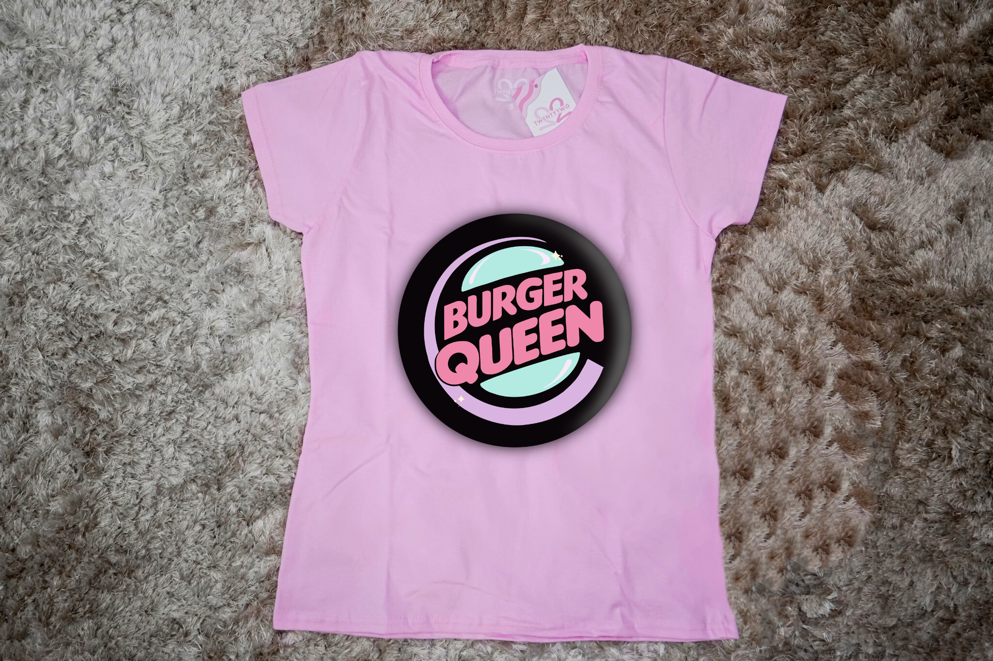 Donna - Tshirt Burger Queen - TwentyTwo Shop