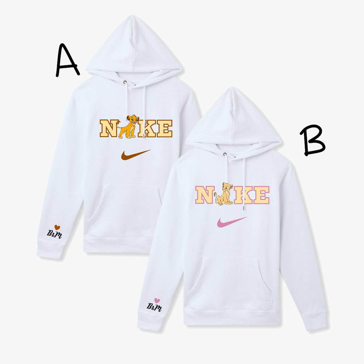 Felpe Hoodie Simba&amp;Nala N!KE Coordinate