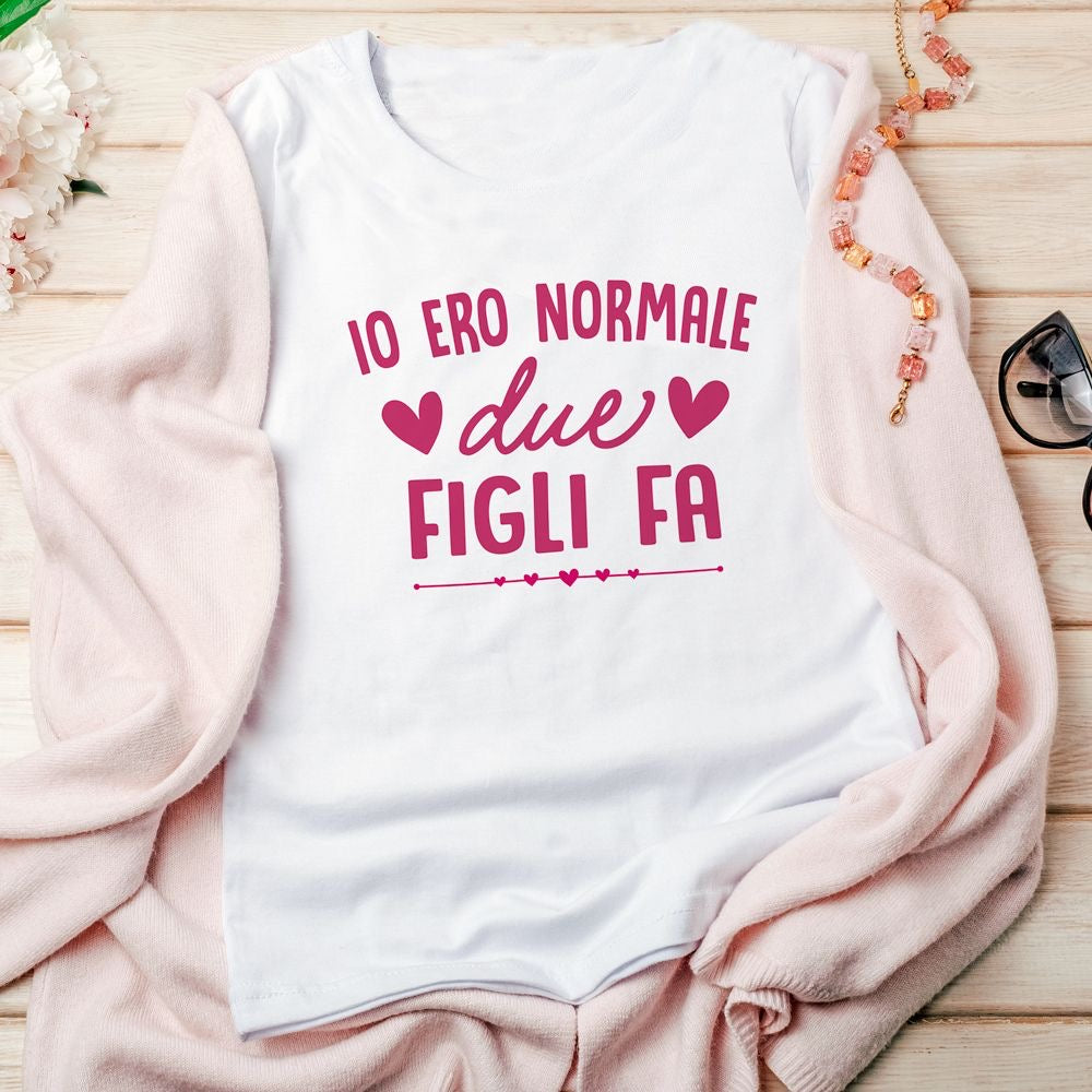 Donna - T shirt Ero normale..